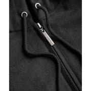 WOOL ZIP HOOD JACKET