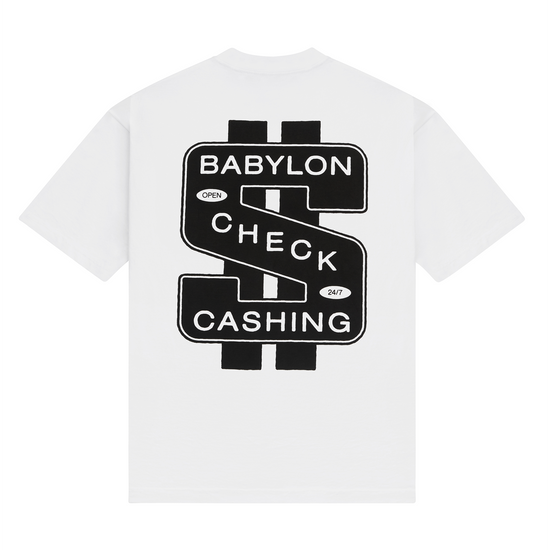 CHECK CASHING T-SHIRT