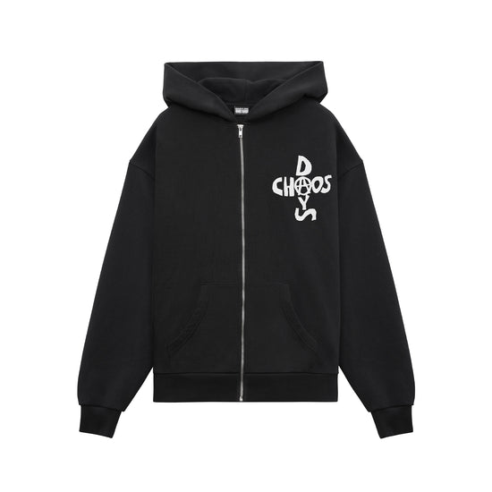 CHAOS DAYS ZIP-UP HOODIE
