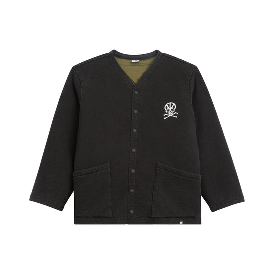 SKULL DENIM CARDIGAN
