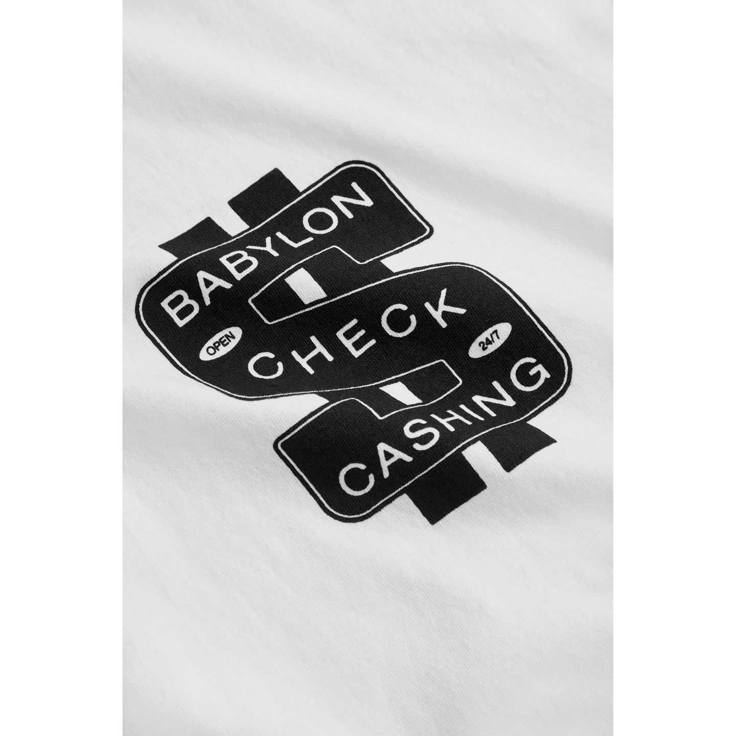 CHECK CASHING T-SHIRT