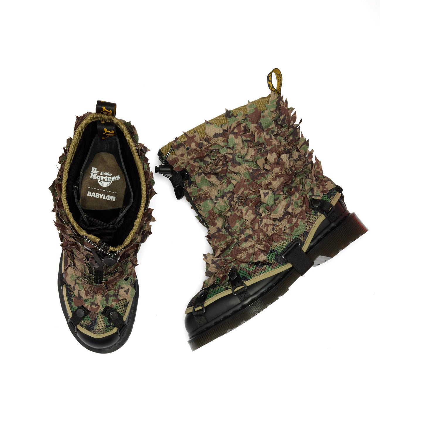 BABYLON X DR. MARTENS 1460 GREEN CAMO
