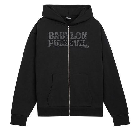 LONG SLEEVE ZIP UP HOODIE