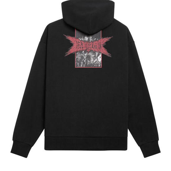 BLACK METAL HOODIE
