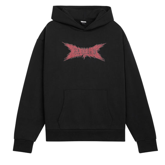 BLACK METAL HOODIE